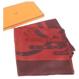 Sciarpa Hermès Carre Geant 140 CAVALCADOUR Bordò