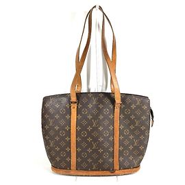 Sac Tote Babylon Monogram Louis Vuitton Marron