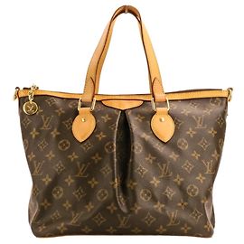 Sac à main/épaule Monogram Palermo PM Louis Vuitton Marron