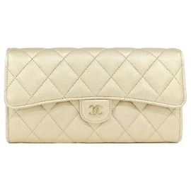 Chanel Timeless Classic Line AP0241 Wallet Golden