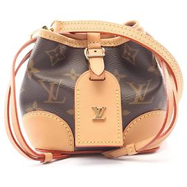 Bolsa Noé Louis Vuitton Marrom Monograma