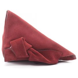 Loewe Anagram Second Bag Clutch Handbag Dark red