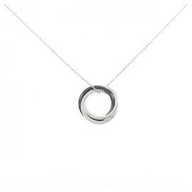 Colar Cartier Trinity Preto e Branco Preto Dourado