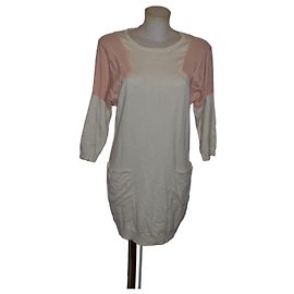 Max & Co vestido Rosa Blanco