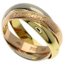 Anello Cartier Trinity in oro rosa bianco e giallo Altro