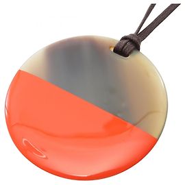 Colar Pendente Minimal City Hermès Marrom
