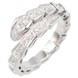 Bulgari Bvlgari Serpenti Viper Diamantring Silber Andere
