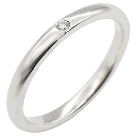 Anillo Apilable de Platino Tiffany & Co. Plata Otro