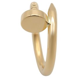 Pendiente de aro Juste un Clou en oro de 18K de Cartier Dorado
