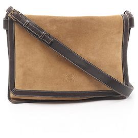 Sac à épaule Anagram Loewe Marron Beige
