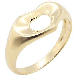 Bague en or jaune 18K Open Heart de Tiffany & Co. Doré