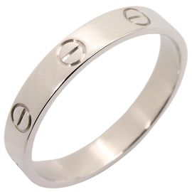 Cartier Mini Love Ring in 18K White Gold Silvery