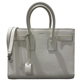 Saint Laurent Sac de Jour Petit Crème Blanc Blanc Crème