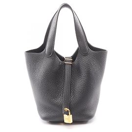 Bolsa Picotin Lock PM da Hermès Preto