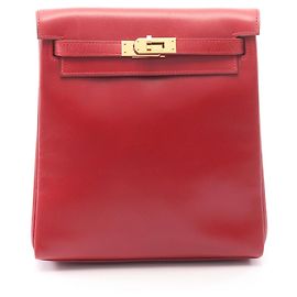 Hermès Hermes Kelly Ad PM Backpack/Handbag Red