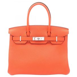 Bolsa Hermès Birkin 30 na cor laranja Laranja