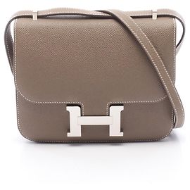 Sac à épaule Constance 3 Mini d'Hermès Marron