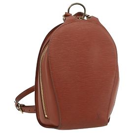LOUIS VUITTON Epi Mabillon Backpack Brown M52233 LV Auth 177640 Brown