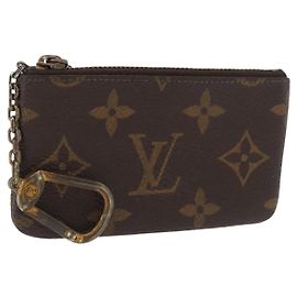LOUIS VUITTON Monogram Pochette Cles Coin Purse M62650 LV Auth 178975 Monogram