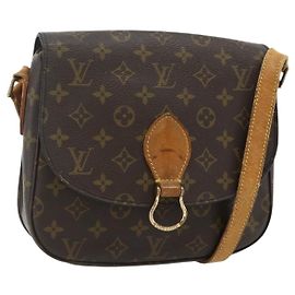 LOUIS VUITTON Bolsa de Ombro Monogram Saint Cloud GM M51242 LV Auth bs34782 Monograma