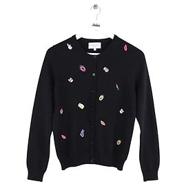 Eric Bompard Cardigan aus Kaschmir Schwarz M Schwarz