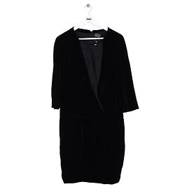 Fendi Schwarzes Kleid Schwarz