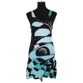 Autre Marque Vestido azul Azul
