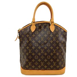 Sac cabas vertical Louis Vuitton Monogram Lockit Monogramme