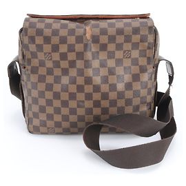 Louis Vuitton Damier Naviglio Shoulder Bag Damier ebene
