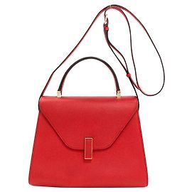 2-Way Handtasche Valextra Iside Rot