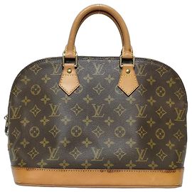 Sac à main Louis Vuitton Alma en toile Monogram MM Marron