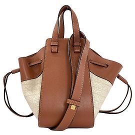 Sac à main 2-Way Hammock Loewe Marron Blanc