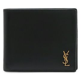 Yves Saint Laurent Tiny Cassandra Bi-fold Wallet Black