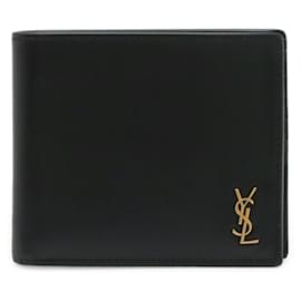 Portefeuille plié Tiny Cassandra Yves Saint Laurent Noir