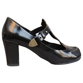 Sandali Chloé Mary Jane in pelle nera Nero