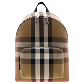 Burberry Jeff Check Canvas Backpack Multiple colors