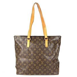 Louis Vuitton Monogram Cabas Mezzo Tote Tasche Braun Monogramm