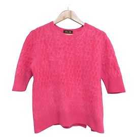 Autre Marque Pull à manches courtes en cachemire Drawer Rose