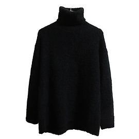Autre Marque Pull à col roulé en alpaga C.T.plage Noir