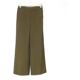 Pantalones anchos de mezcla de mohair Acne Studios Castaño Caqui