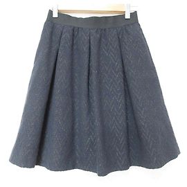 Autre Marque Herringbone Stretch-Rock BLUE LABEL CRESTBRIDGE Blau Marineblau