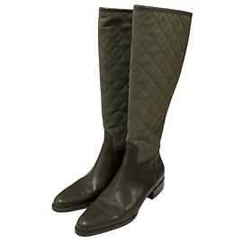 Botas longas acolchoadas Lauren Ralph Lauren Marrom Outro