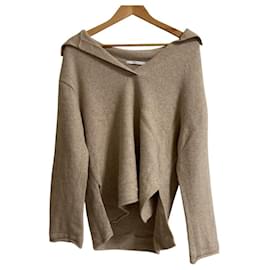 Autre Marque Johnbull FoxMAX Collar Strickpullover Beige