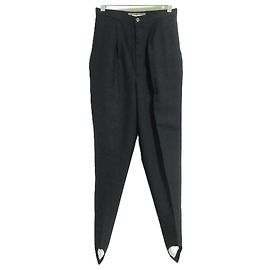 ISSEY MIYAKE Wool Pants Black