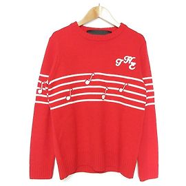 Pull en maille MARC JACOBS THE BAND SWEATER Rouge