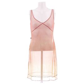 Jean Paul Gaultier Multicolor Tüllkleid Pink