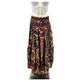 Autre Marque Gonna lunga stampata Multicolore