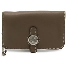 Hermès Hermes Dogon Schlüsselanhänger und Visitenkartenetui Grau Taupe