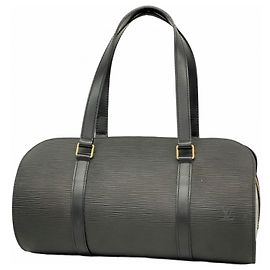 Borsa Louis Vuitton Epi Soufflot Nero