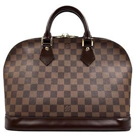 Borsa Louis Vuitton Alma PM Damier Marrone Damier ebene